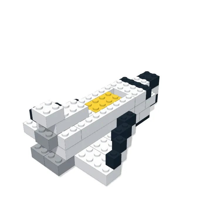 A 45-brick Space Shuttle