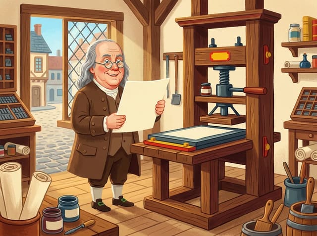 Cover of Ben Franklin Fixes the Town