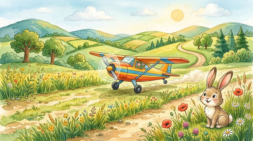 Watercolor illustration for Watch Out for Jackrabbits!
